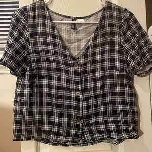 H&M Checkered Top